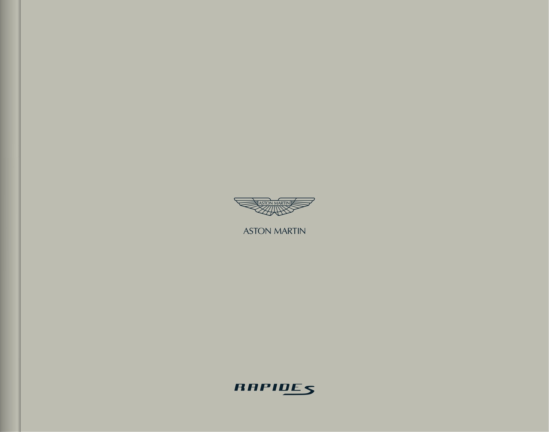 2013 Aston Martin Rapide Brochure